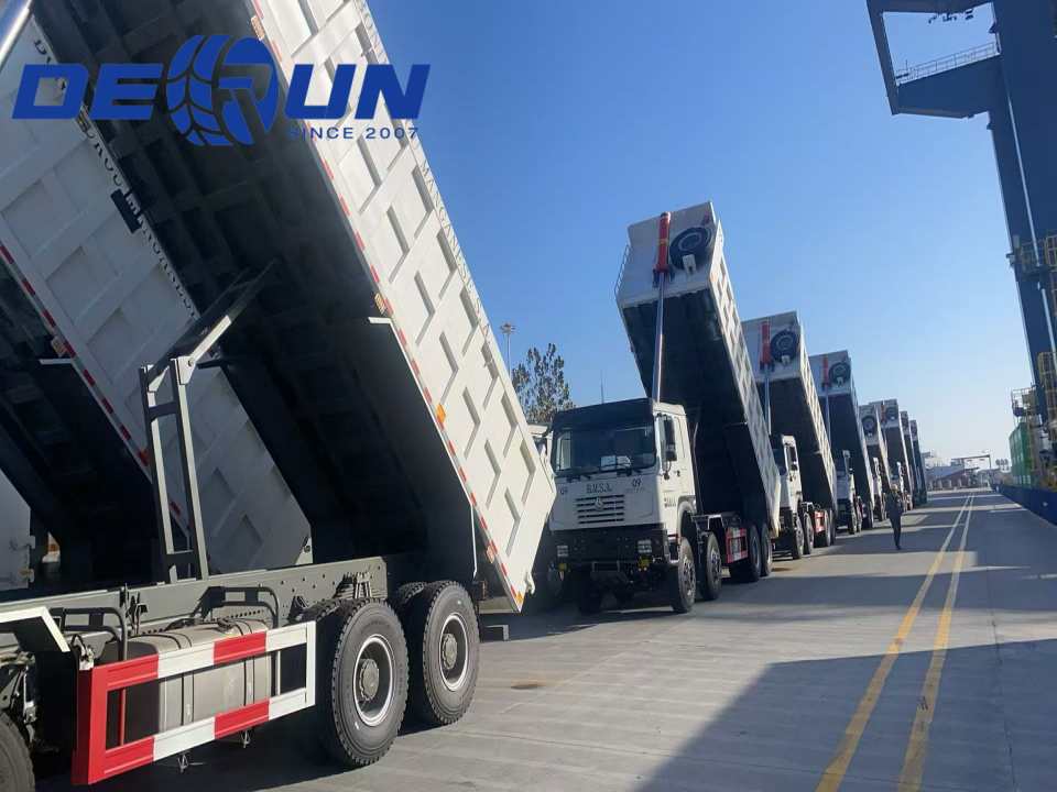 Sinotruk Howo 10 самосвал портқа келді және баруға дайын болды Sinotruk Howo 10 самосвал портқа келді және баруға дайын болды