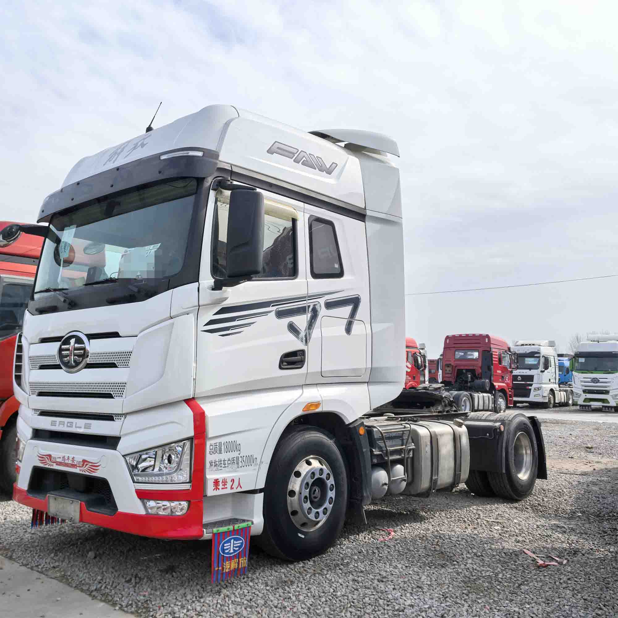 FAW 4x2 j7 тракторын пайдаланды