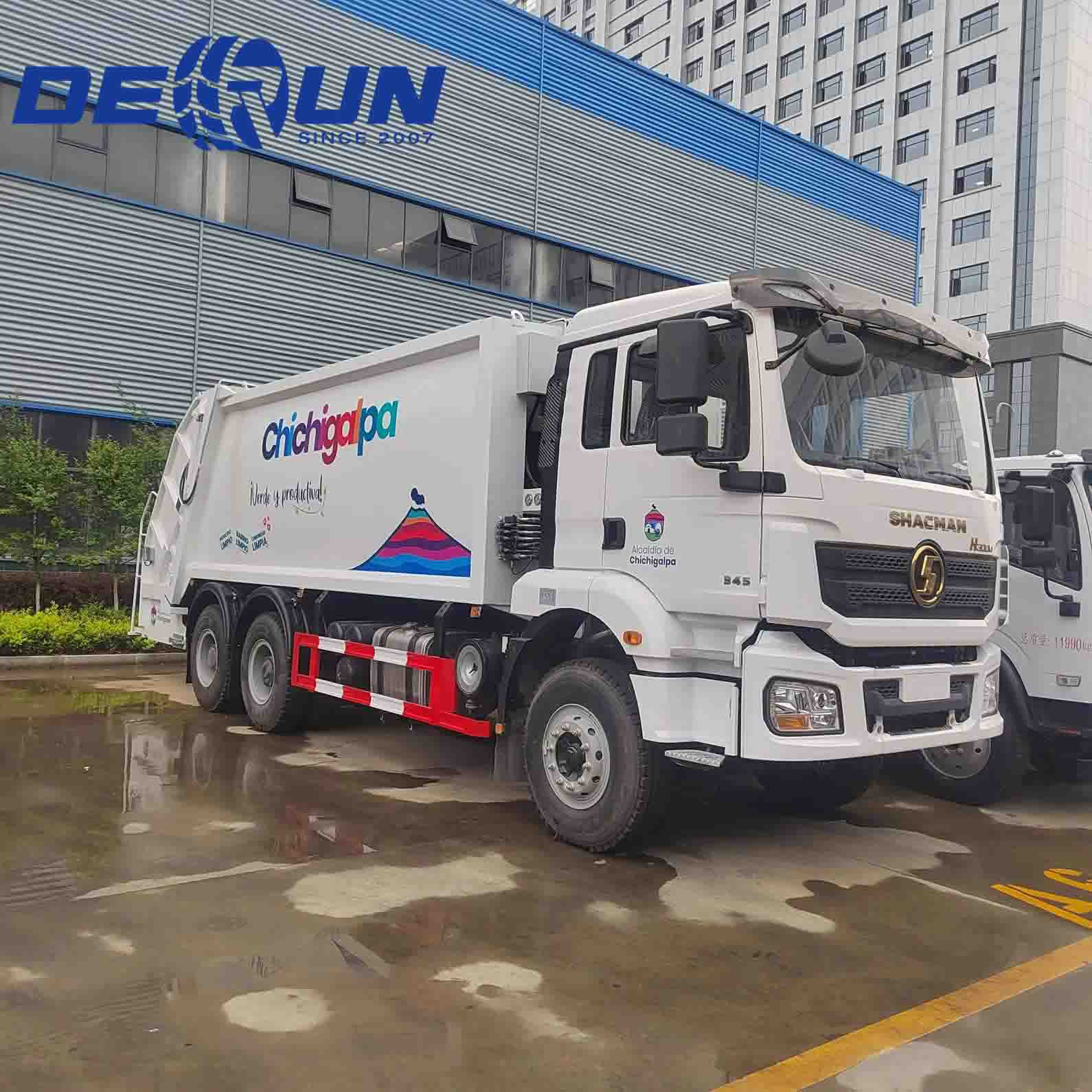 Shacman 6x4 Compactor қоқыс тасушысы